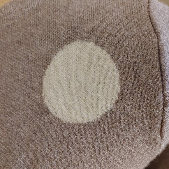 Cynthia Rowley Size Small Light Purple White Polka Dot Sweater Soft Casual S - Picture 11 of 14